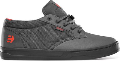 Etnies Jameson Mid Crank Shoes 2020 - Dark Grey-Black-Red - UK 7, Dark Grey-Black-Red